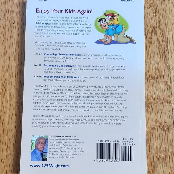 1-2-3 Magic Effective Discipline For Children 2-12 By Thomas W. Phelan, Ph.D. - Picture 5 of 8